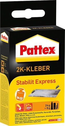 Pattex 2K lijm Stabilit Express 30g werkverpakking NIEUW