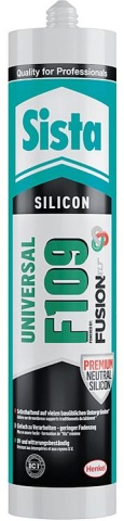 Sista Universal Silicone F109 Fusion white (matt) 300ml cartridge NEW