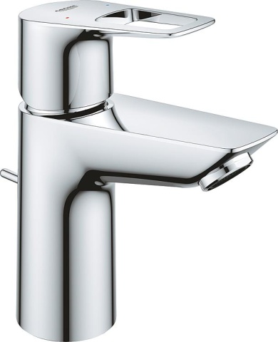 GROHE Bauloop S-Size bateria umywalkowa 93 mm projekcja chrom z wyskakującym odpływem NOWOŚĆ