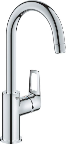 GROHE Waschtischmischer Bauloop L-Size Ausladung 140 mm chrom Push-Open Ablauf NEU