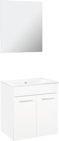 Evenes ensemble de meubles de salle de bains NEO 2.0 575mm de large, blanc brillant NOUVEAU