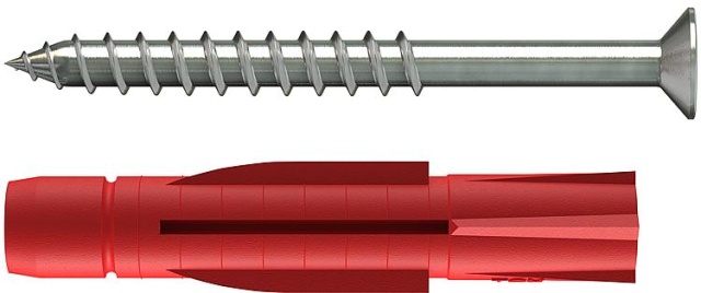 TOX universele deuvel Tri 10x61 mm + schroef PU 20 stuks NIEUW