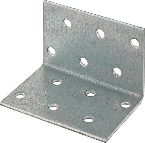 SPAX Equerre de panneau perforé 60x60x60x2,5 NOUVEAU