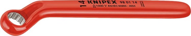 KNIPEX Chiave ad anello isolata fino a 1000V a manovella SW9 98 01 09 NUOVO