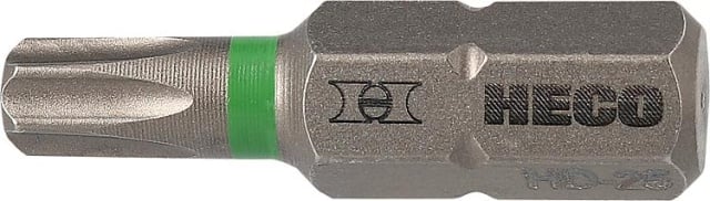 Heco Bit HECO-Drive, HD-25 color anillo verde, PU 10 piezas NUEVO