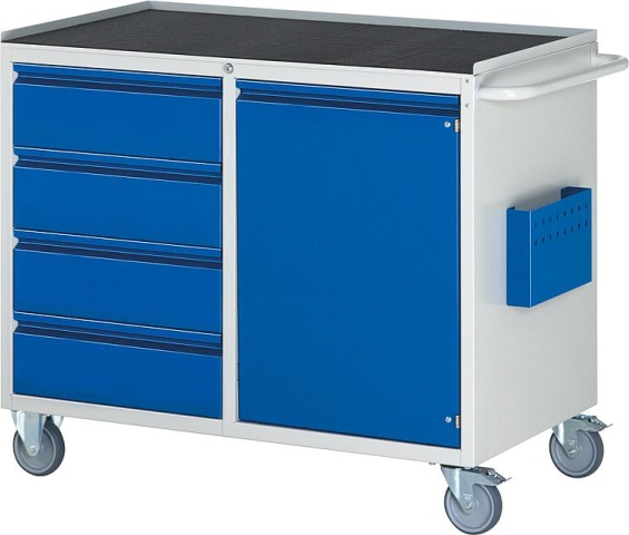 RAU Arbeitsplatzeinrichtungen Montagewagen Serie BASIC-7 mit Melamin-Top BxTxH: 1145x650x970mm NEU