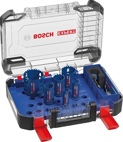 Bosch hole saw set Expert 9 pieces, Ø 22/25/35/40/51/68mm NEW