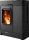 JUSTUS pellet stove Canis XL steel black body steel black NEW