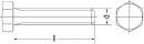Tornillos de cabeza hexagonal 10.9 con rosca a la cabeza...
