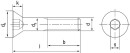 Viti a testa svasata 10.9 con esagono incassato M 8x40,...