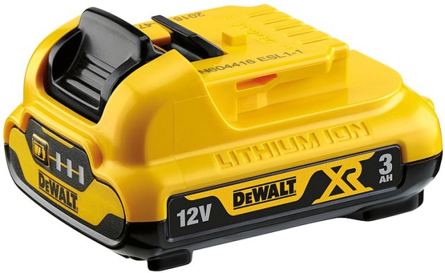 DeWalt vervangingsaccu DCB 124 12V 3Ah XR, Li-Ion NIEUW