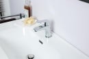 Evenes washbasin mixer Gastona chrome-plated, with pull...