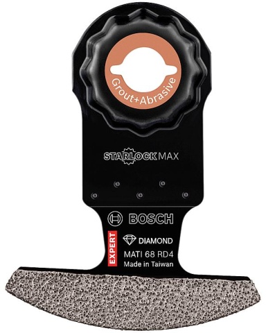 Bosch hoja de sierra de segmentos EXPERT MATI68RD4 68 x 30 mm, grano 40, StarlockMax PU 1 pieza NUEVO