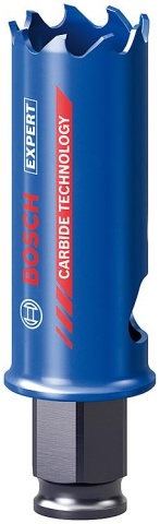 Scie cloche EXPERT ToughMaterial Bosch, avec logement PowerChange Plus Ø 25 mm, longueur utile 60 mm NOUVEAU