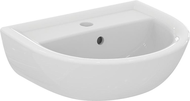 Ideal Standard Lavabo con enjuague manual Standard Eurovit A x A x P: 500x160x440 mm cerámica blanca NUEVO