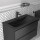 Ideal Standard Lavabo Standard Connect Air AxAxP: 840x160x460 mm negro mate NUEVO