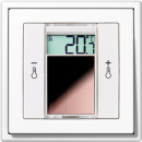 Thermokon SR06 LCD rH 2T Jung LS 990 blanc pur gl. /...