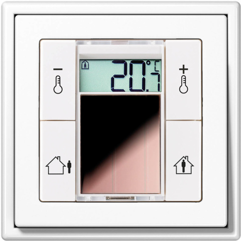 Thermokon SR06 LCD rH 4T BTyp3 Jung LS 990 alpinwe kamercentrale met radio temperatuur + Fe NIEUW