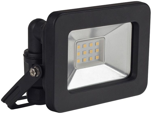 LEDs Lichtspot - 10W 1100lm 4000K IP65 - Sanan LED - Zwart NIEUW