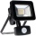 LEDs Lichtspot - 10W 1100lm 4000K IP44 - Sensor - Sanan LED - Zwart NIEUW