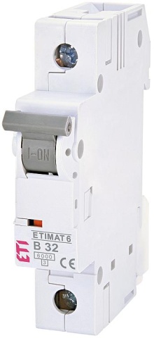 ETI Circuit breaker Etimat 6, 1p, B32 NEW