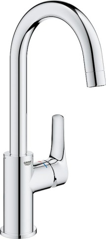 GROHE Waschtischmischer Eurosmart L-Size Ausladung 140 mm chrom Push-open Ablauf NEU