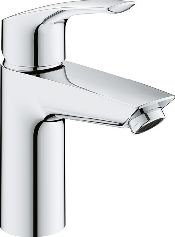 GROHE Eurosmart S-Size bateria umywalkowa Projekcja 109 mm chrom z odpływem push-open z termicznym zabezpieczeniem przed oparzeniem NOWOŚĆ