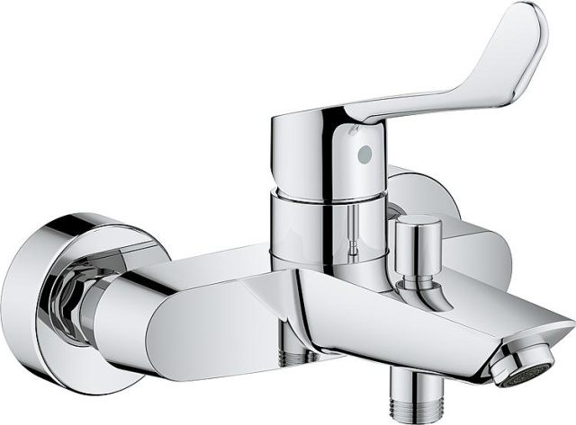 GROHE Einhebel-Wannenmischer Eurosmart, chrom langer Hebel NEU