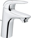 GROHE Waschtischmischer Eurostyle S-Size Ausladung 110 mm chrom offener Hebel Push-Open Ablauf NEU