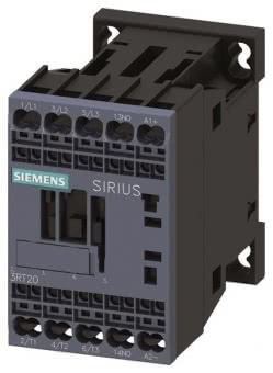 Contattore Siemens 24DC 3KW/400V, 1S, 3p 3RT2015-2BB41 NUOVO