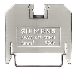 Siemens zacisk przelotowy bl, 6,5mm Gr.4 8WA1011-1BG11 NOWOSC