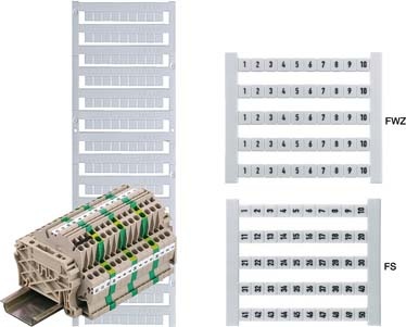 Weidmüller marcatore terminale dekafix ws DEK 5 FWZ 11-20 NUOVO