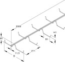 Niedax podpora sufitowa 50x200x2000mm DT 50.200 DV NOWOSC