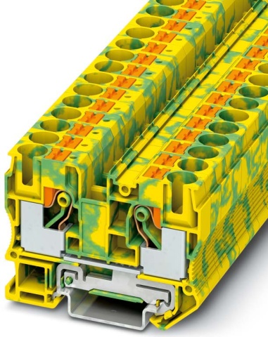 Phoenix Contact beschermingsleiding klemmenblok 0,5-16qmm, groen-geel PT 10-PE NIEUW