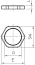 OBO Bettermann Vertr nakretka zabezpieczajaca Iso 116 M25...