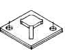 ABB Stotz S&J T&B Befestigungssockel 7,6mm natur...