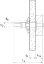 Fischer Allemagne Chevilles pour béton creux avec vis HM 4 x 32 S NOUVEAUX