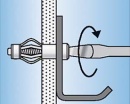 Fischer Allemagne Chevilles pour béton creux avec vis HM 4 x 32 S NOUVEAUX