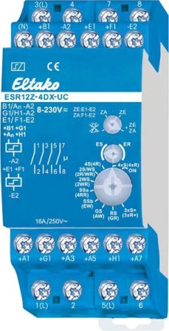 Interruttore a impulsi Eltako ESR12Z-4DX-UC NUOVO