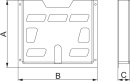 Schneider Electric Tasca in plastica A4 T40mm NSYDPA44 NUOVO