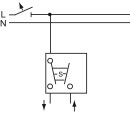 Busch-Jaeger Commutateur de stores unipolaire 2000/4 US NOUVEAU