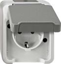 Merten SCHUKO wandcontactdoos lichtgrijs MEG2301-8029 NIEUW