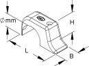 Kleinhuis morsetto per unghie superiore gr 1-fold 7-11...