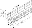 Niedax Gitterrinne 105x200x3000mm, CITO MTC 105.200 F NEU