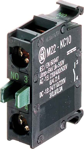 Eaton (Moeller) contactelement 1S, voet M22-KC10 NIEUW