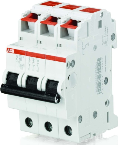 ABB Stotz S&J Disjoncteur B 16A 3p 440V S203S-B16 NOUVEAU