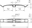 OBO Abrazadera de cable Bettermann Vertr VA 1.4310 2034 M A2 NUEVO