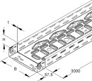 Niedax bandeja portacables 60x400x300mm RLVC 60.400 F NUEVO