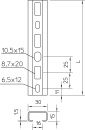 OBO Bettermann Vertr rail EN50024 CM3015P2000FS NOWOSC