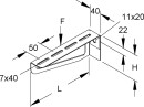 Soporte de pared Niedax KTAM 200 E3 NUEVO